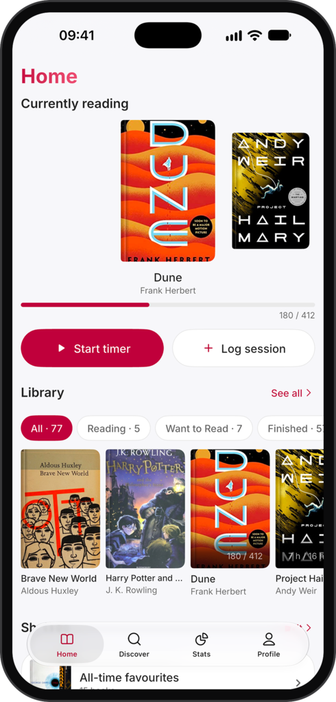 Leaf app screenshot