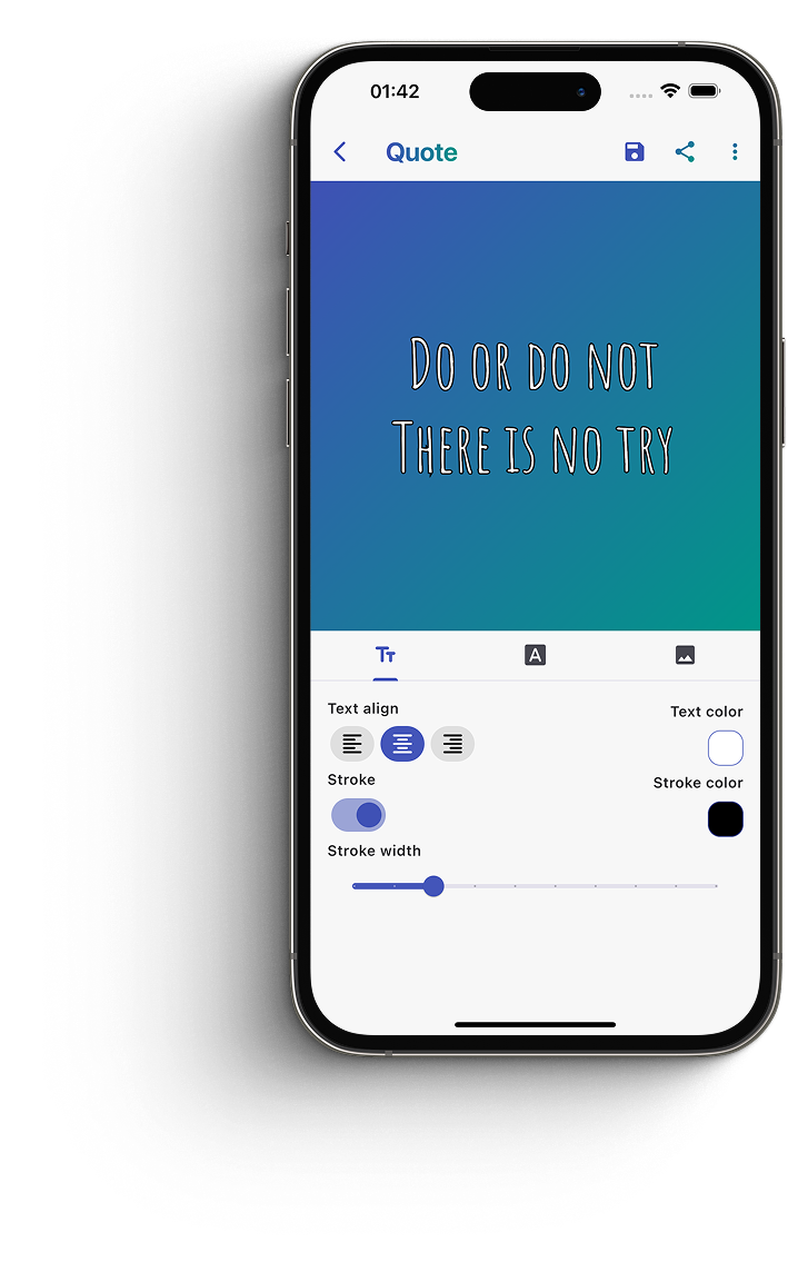 Quote Flow app screenshot